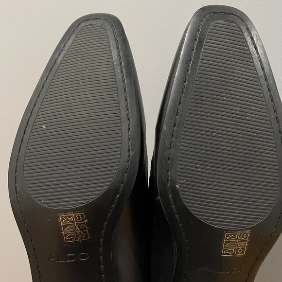 Aldo Wing Tip lace up shoes Black Sz 11 (44)